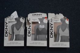 *Six DKNY Seamless Bras Size: M