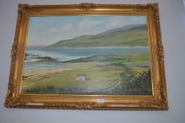 Oil on Canvas Coastal Scene by Stanley Dollimore