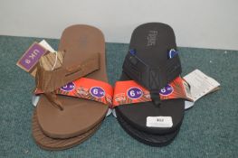 *Two Pairs of Flojos Men's Flipflops Size: 9