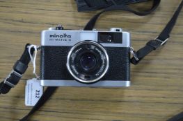 Minolta Hi-Matic G Camera