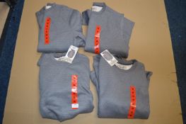 *Four BC Clothing Fleece Lined Sweat Tops Size: M