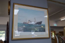 Signed Framed Print of the Arctic Ranger by Adrian