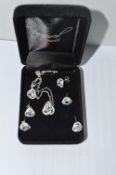 925 Sterling Silver Pendant plus Three Pairs of Ma