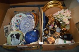 Two Pottery Decorative Items, Ornaments, etc.