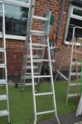 Two Aluminium Folding Ladders