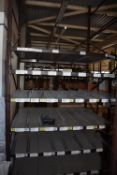 *One Bay of Coffee & Cream Boltless Shelving ~10ft high x 4ft deep x 4'6" wide