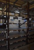 *One Bay of Coffee & Cream Boltless Shelving ~10ft high x 4ft deep x 4'6" wide
