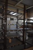 *One Bay of Coffee & Cream Boltless Shelving ~10ft high x 4ft deep x 4'6" wide