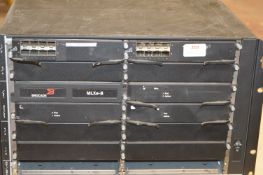 * Brocade MLXE-8 Router Chassis