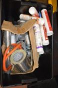 *Mixed Box of Various Sealants, Wood Filler, etc.