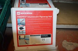 *Rock Wool Fire Pro Intumescent Pipe Wrap Rolls x5