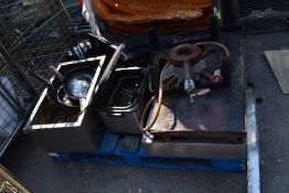 *Mixed Lot Including Monitor, Fryer, Pans, etc.