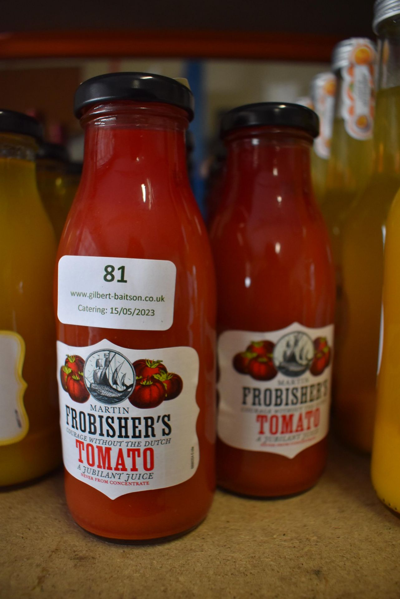 *16x 250ml Frobishers Tomato Juice (past BBD)