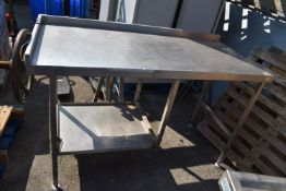 *Stainless Steel Preparation Table 150x70cm x 90cm