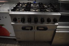 *Lincat Six Burner Stove over Oven