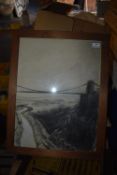 *Framed Charcoal Drawing of Clifton Suspension Bridge