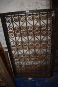*Moroccan Wrought Iron Window Grill with Surround 81x128cm