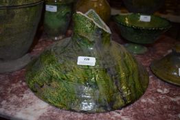 *Glazed Antique Terracotta Moroccan Tazza (damaged)