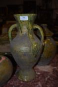 *Glazed Antique Terracotta Moroccan Urn
