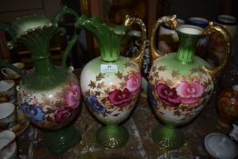 *Two Victorian Vases and an Urn