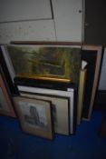 *Assorted Framed and Unframed Paintings, Prints, and Watercolours