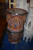 *Pair of Octagonal Moroccan Occasional Tables