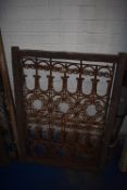 *Wrought Iron Panel in Wood Surround 76x101cm