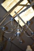 *Silver Painted Si Branch Chandelier