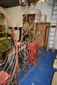 *Wrought Iron Room Divider 100x200cm