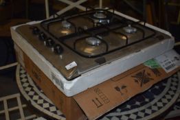 *New Stainless Steel Four Ring Gas Hob, and Indesit Extraction Unit
