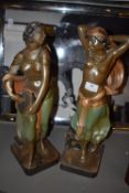 *Pair of Arabic Figurines Depicting Dancing Girls