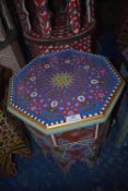 *Octagonal Moroccan Occasional Table