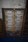 *Moroccan Wrought Iron Window Grill with Surround 117x76cm