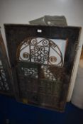 *Moroccan Wrought Iron Panel in Wood Surround 100x95cm