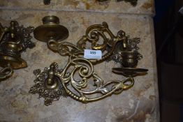 *Pair of Brass Wall Sconces