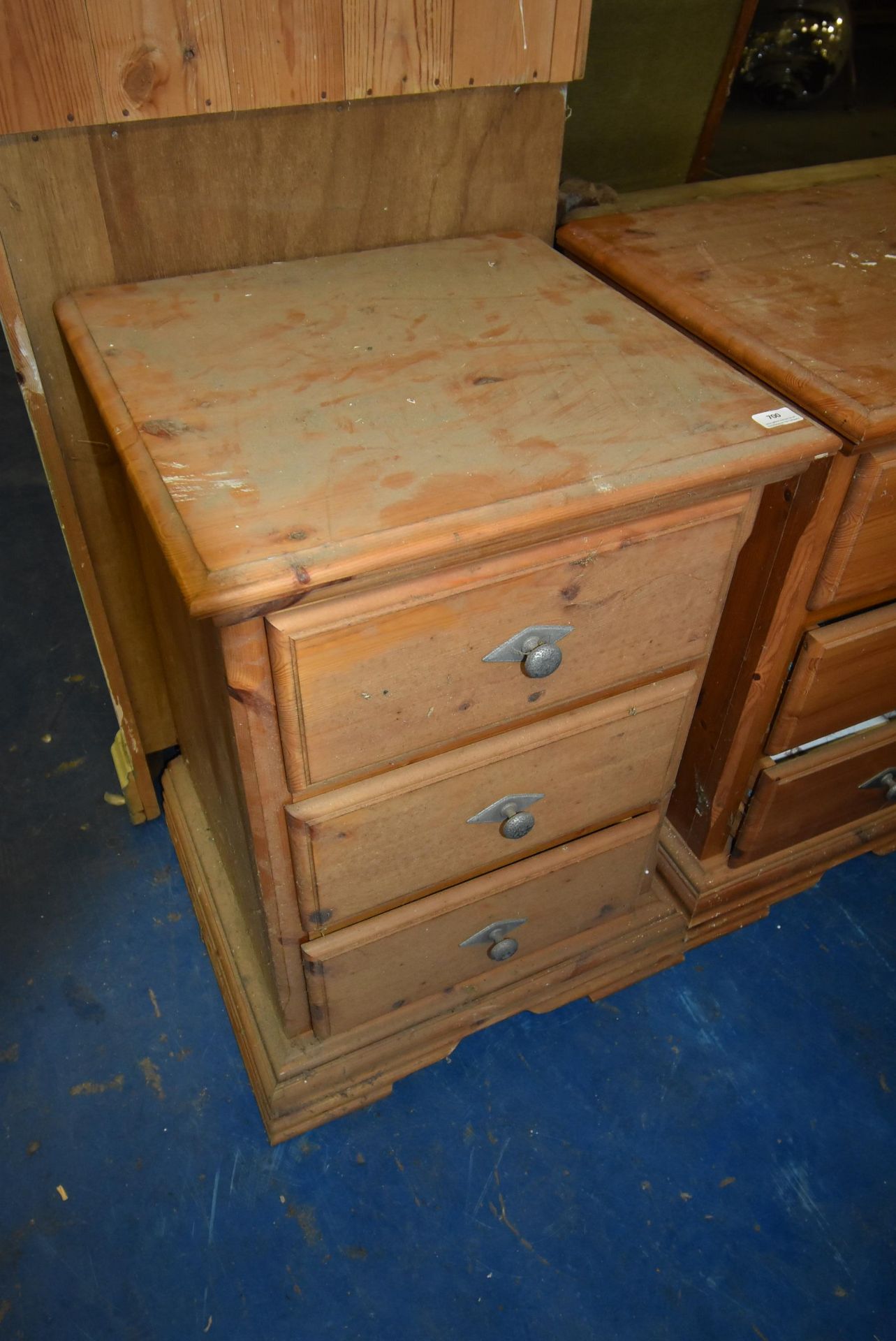 *Pine Standalone Three Drawer Unit