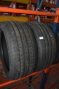 *2x Goodyear 255/40R18 Tyres (part used)
