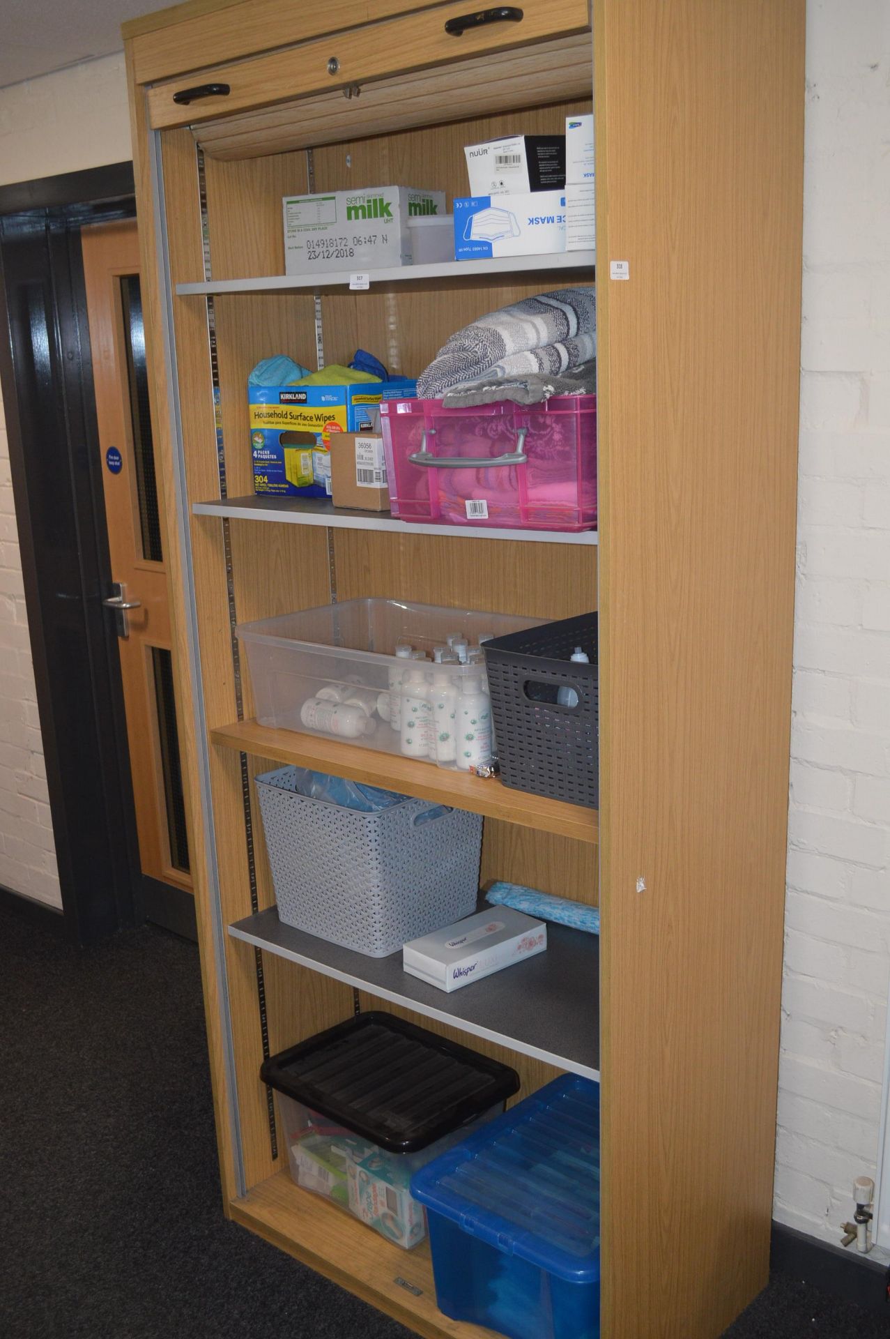 *Contents Cupboard to Include Hand Gels, Tea Towels, Surface Wipes, First Aid Kit, etc.