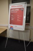 *Whiteboard Flipchart Easel with Flipchart Pad, and Dry Wipe Markers