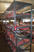 *Four Bays of Galvanised Shelving 70cm deep, 150cm wide Each Bay, 215cm tall (contents not included,
