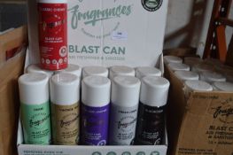 *11x Designer Fragrances Air Freshener & Sanitiser Blast Cans