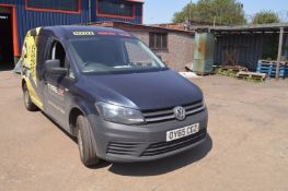 *VW Caddy Van in Metallic Black, Reg: OY65 CGZ, Mileage: 146868, 5-Speed Manual, Two Side and Two