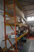 *Two Bays Pallet Racking Comprising 8x 14ft & 6x 4’3” Crossbeams, and 3x 5x0.9m Towers (contents not