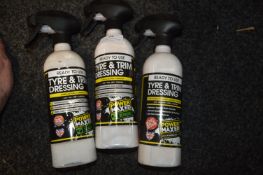 *3x 500ml of Power Max Tyre & Trim Dressing