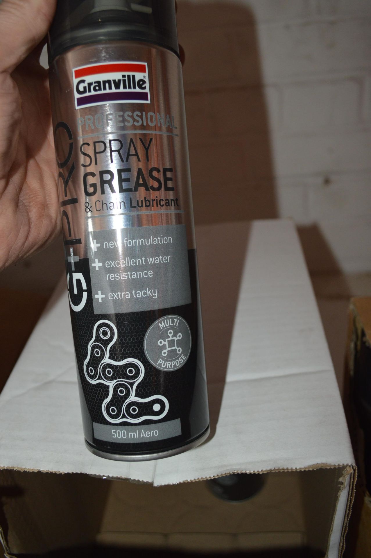 *5x 500ml of Granville Spray Grease and Chain Lubricant