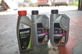 *2x 1L of Bremen 5W/30 C3 Fully Synthetic Engine Oil and 1x 1L of Central Hydraulic Fluid