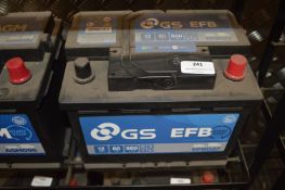 *GS EFB027 60ah 560a 12v Battery