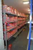 *Six Bays of Dexion Style Racking (Two bays ~80x120cm, Four bays ~60x100cm) (contents not