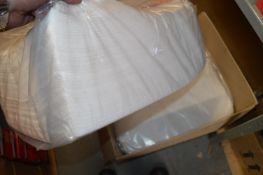 *2x Bag of ~100 White Fabric 14x15cm