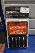 *Power Hand Screw Extractor Set